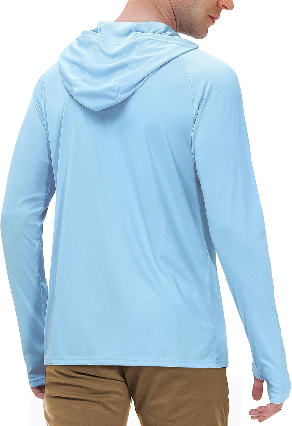 Roadbox Men's Sun Hoodie - UPF 50+ Long Sleeve Fishing Shirt for UV Protection | Ideal for Hiking & Running