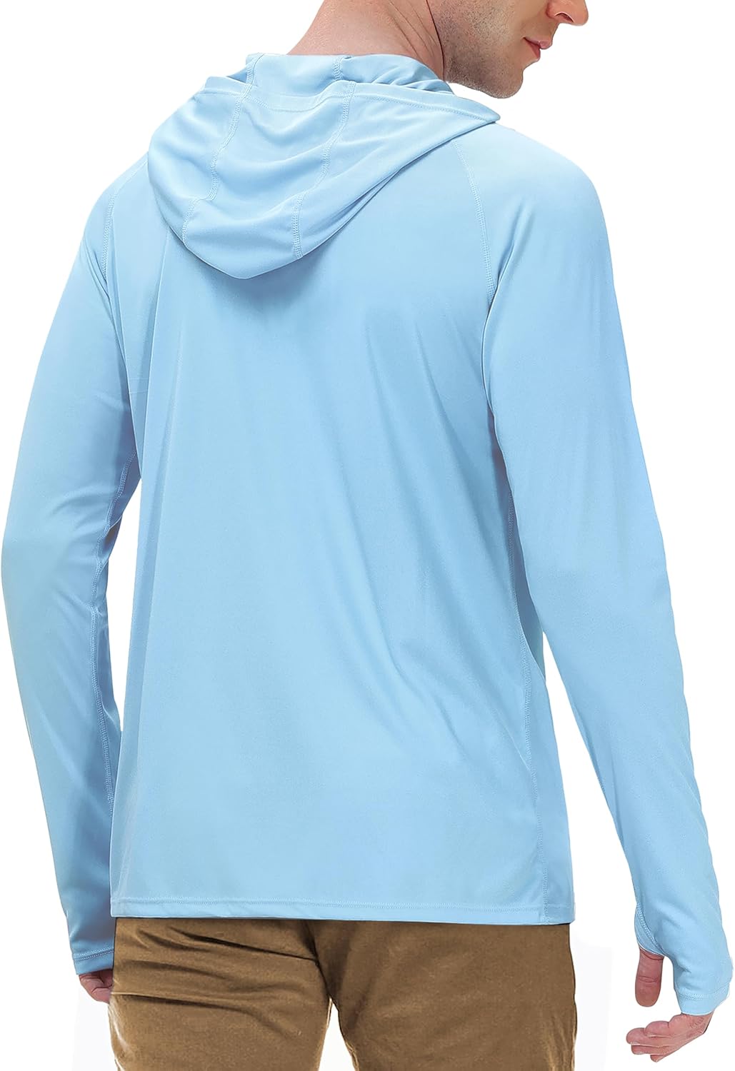Roadbox Men's Sun Hoodie - UPF 50+ Long Sleeve Fishing Shirt for UV Protection | Ideal for Hiking & Running