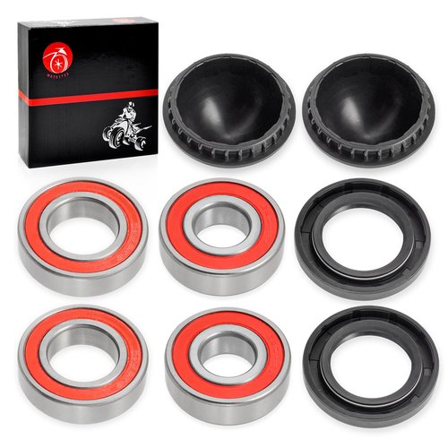 Front Wheel Bearing Seal Hub Dust Cover Kit For Yamaha Golf Cart G2 G8 G9 G11 G14 G16 G20 G21 G22 1985-2007 JN6-F5518-01