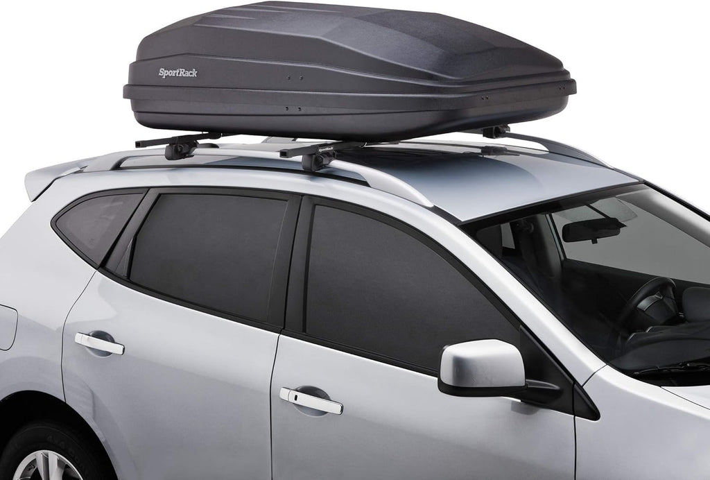 SportRack Vista XL Cargo Box - Rear Opening Design for Easy Access | Sleek Black Finish