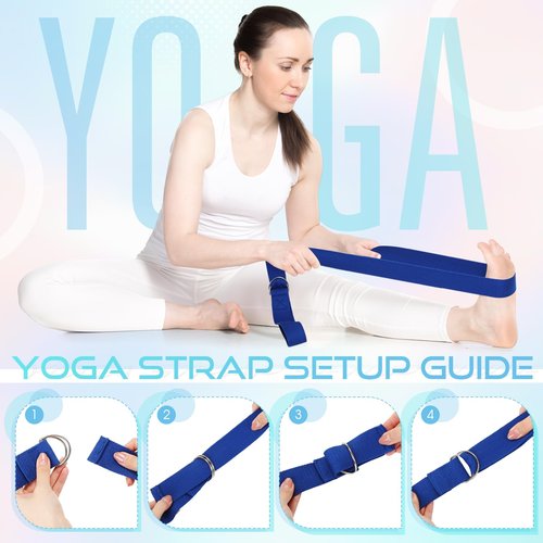 Silipull Home Pilates Essentials Kit for Women Pilates Equipment Set with Yoga Ball Resistance Band, Circle, Yoga Ring Circle Set for Beginners Home Workouts Legs Arms and Thighs(Blue)