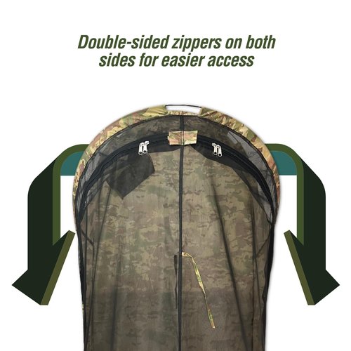 USGI Industries Bivy Tent | Lightweight Single Person Sleeping Net System for Outdoors, Camping, Survival, Hiking, Backpack | Mesh Protection (OCP)