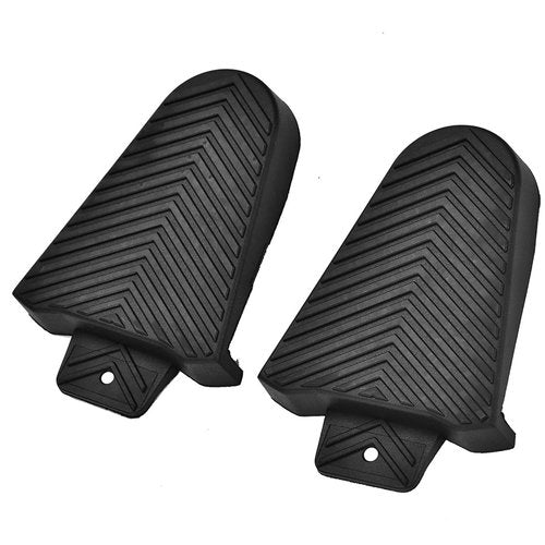 HilBeliFU 1Pair Cycling Shoes Cleat Covers, Comfortable Bike Pedal Cleat Cover, Rubber Road Bike Pedal Protectors, Replacement Pedals Cleats Compatible with SPD SL, 3.7x2.5x0.6in