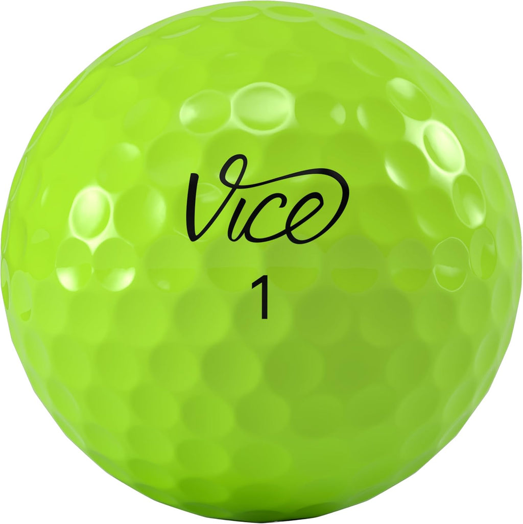 Vice Pro Plus Golf Balls - High-Performance Design for Maximum Distance | White Color