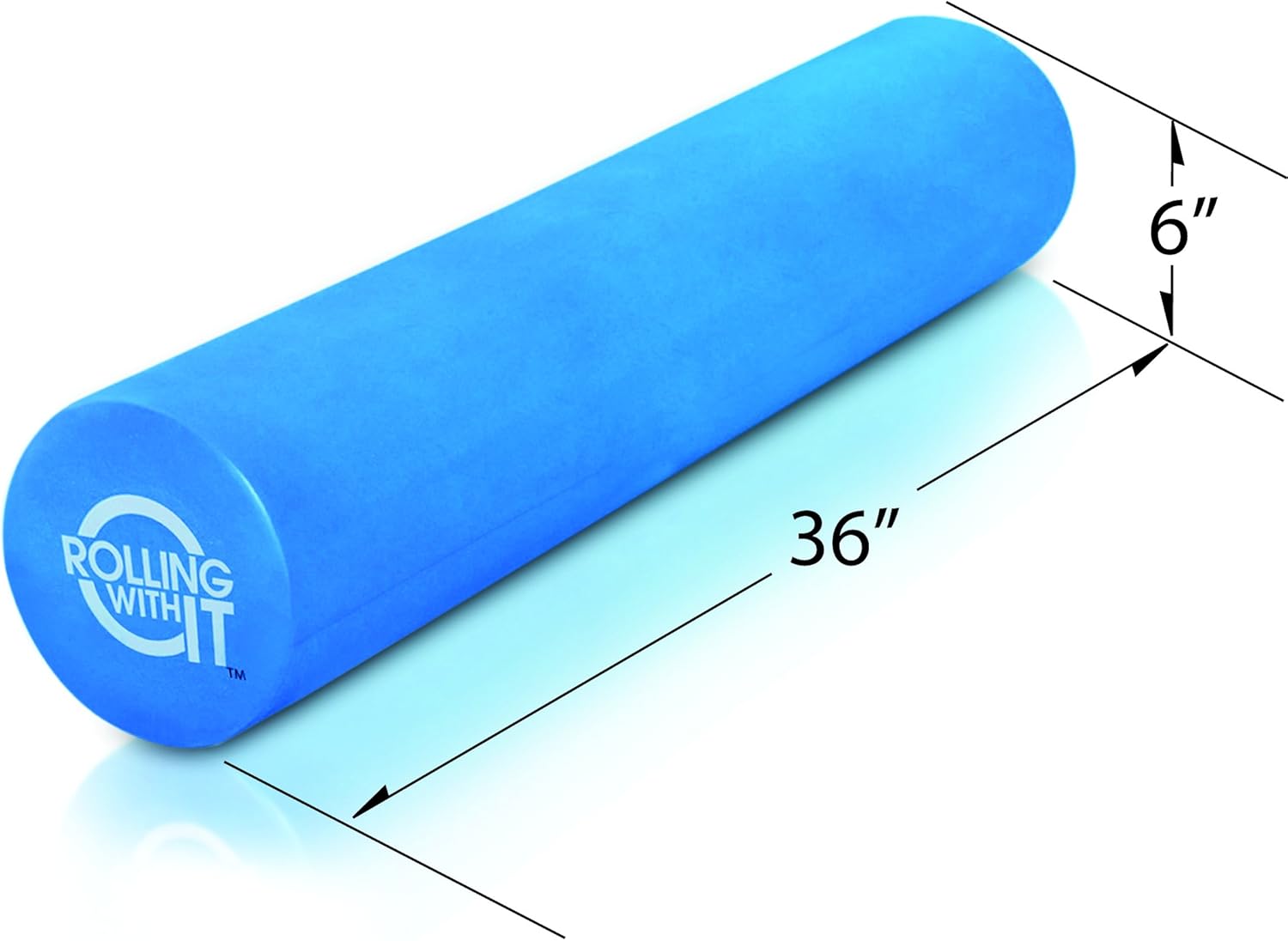 Rolling With It Foam Roller - High Density Muscle Roller for Therapy & Recovery | Eco-Friendly Design