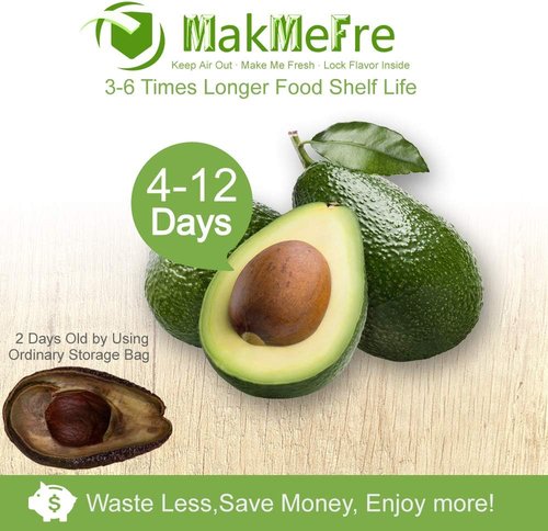 MakMeFre Vacuum Sealer Bags Rolls - 8 Pack (4 Rolls 8"x20' & 4 Rolls 11"x20') | BPA Free, Puncture Resistant, Ideal for Sous Vide Cooking