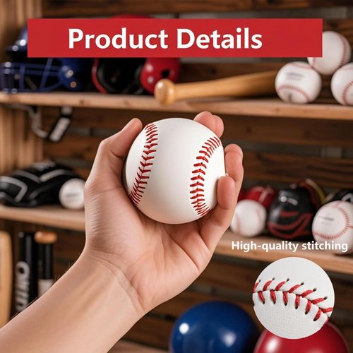Blank Baseballs - 9 Inch Solid Cork Core | 2 Pack for Autographs, League Play & Gifts