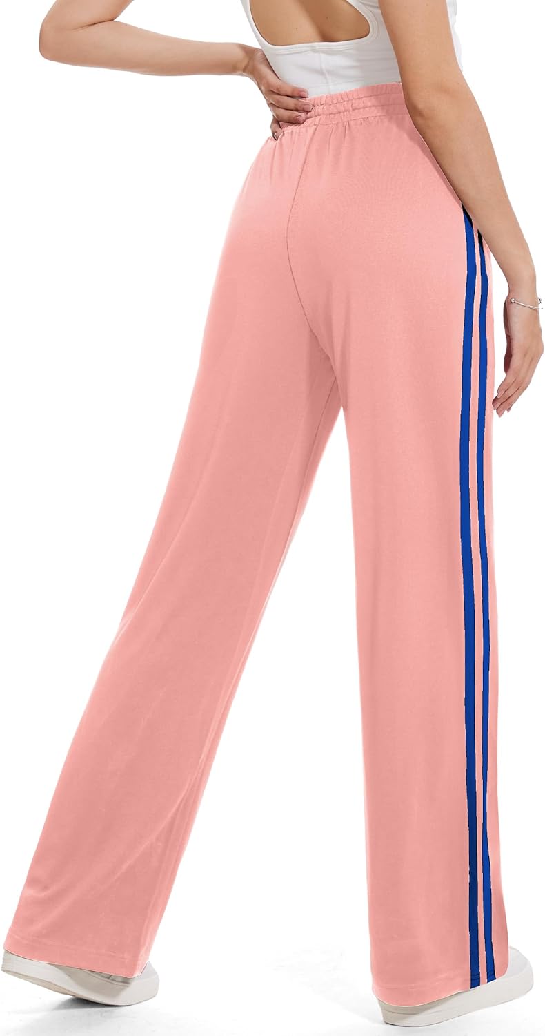 Tapata Women's Track Pants - Loose Straight Leg Jogging Sweatpants for Athletic Comfort | Sizes 28-36