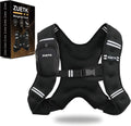 Skiennix Weighted Vest - Adjustable 6lb to 30lb | Reflective Stripe for Enhanced Safety in Workouts