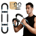 Twister arm Trainer, Adjustable Resistance (100-120 lbs) Chest Workout Equipment,Forearm Power Exercise bar , pectoralis spinalis Device, Portable Detachable Design