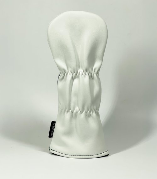 Golf Headcover for Hybrids and Fairway Woods Premium Leather Head Cover. Digitally Printed and Embroidered Design. (HC-Birdskie-Parkland-Course-Hybrid)