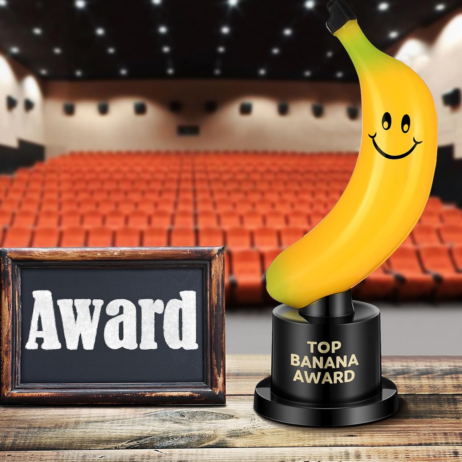 Tondiamo Small Trophy Celebrate The Top Award 6 Inch Tall Plastic MVP Funny Game Small Trophy and Awards for Employees Boss Custom Competition Gifts