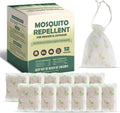 12 Pcs Mosquito Repellent for Patio, Plant-Based Mosquito Repellent Pouches, Mosquito Control Indoor Outdoor, Pet-Friendly Mosquito Deterrent for Home Patio Camping Fishing