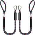 Botepon Boat Bungee Dock Lines - Shock-Absorbing PWC Accessories with 316 Stainless Clips | 4 Feet Length