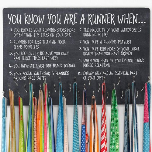 Gone For a Run Medal Hanger - Celebrate Your Running Achievements with Style