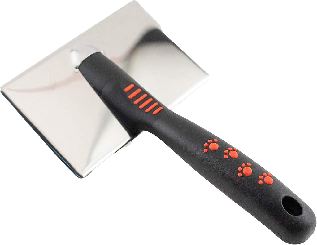 Paw Brothers Extra Long Slicker Brush - Ergonomic Handle for Removing Loose Undercoat & Tangles