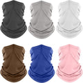 Fuinloth Neck Gaiter - 6 Pack Cooling UV Protection Bandana Face Mask Scarf for Men & Women