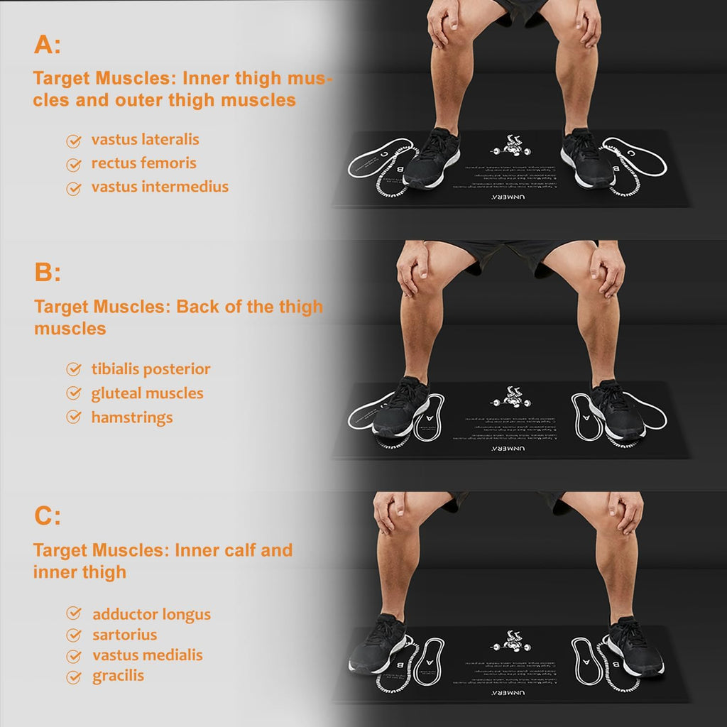 UNMERA Squat Wedge Block - Non-Slip Heel Elevator for Enhanced Squat Form & Mobility | Ideal for Weightlifting & Deadlifts
