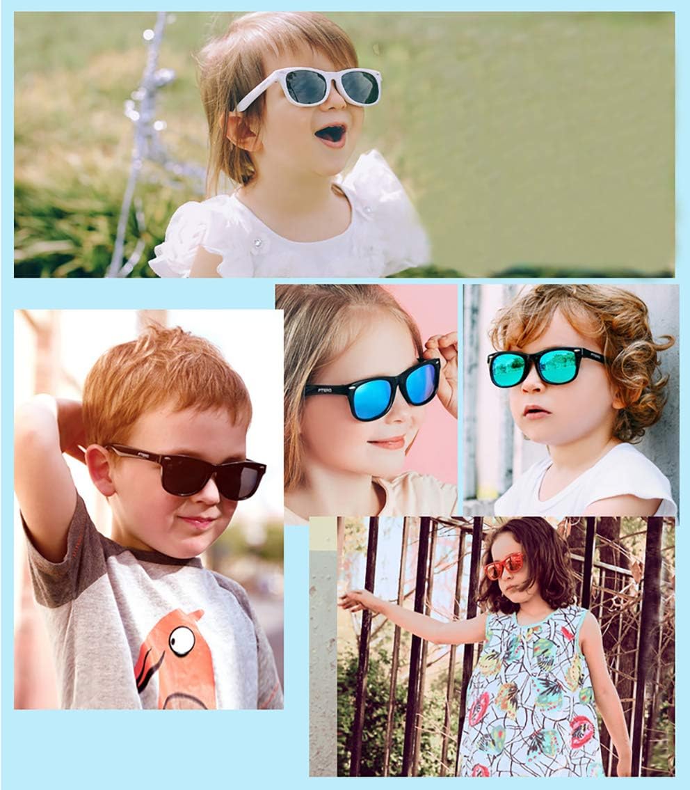 Skiennix Toddler Sunglasses - Flexible Polarized Kids Eyewear for Ages 2 to 10 | Unisex Design