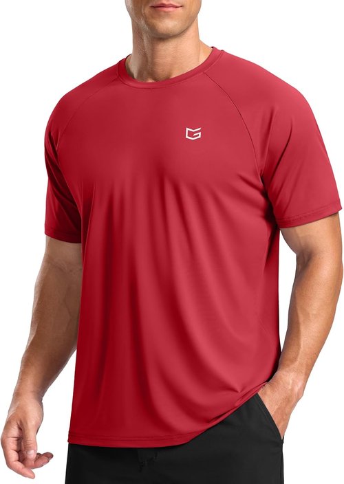 G Gradual Men's Athletic Workout T-Shirts - Moisture-Wicking Cooling Performance Tee | Short Sleeve Gym & Tennis