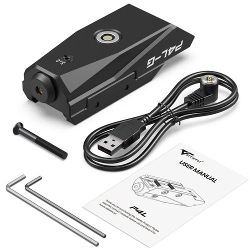 Votatu P4L-G Picatinny Laser Sight for Rifle, Tactical Green Laser Beam with Strobe Function, USB Magnetic Rechargeable