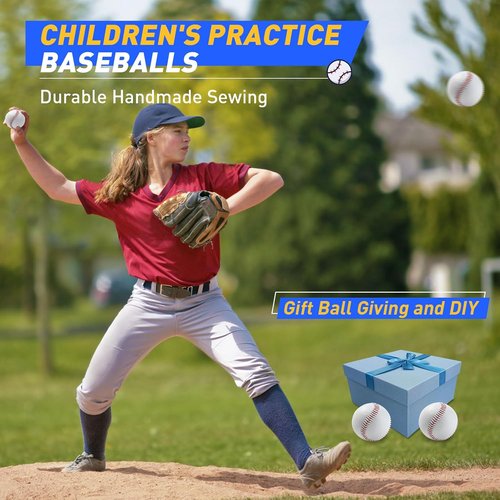 Gracfulcub Official Game Baseball - Perfect for Youth & Adult Training | Standard Size & Weight