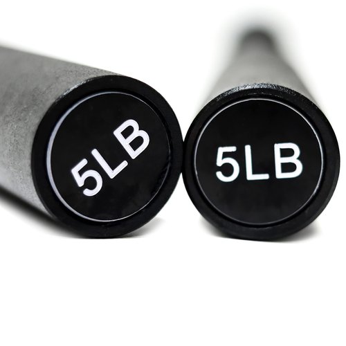 Trademark Innovations Indian Club Exercise Workout Bars (Set of 2, 5lbs Each)