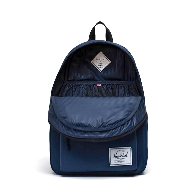 Herschel Classic Backpack Mod XL 25L Navy - 15/16-Inch Laptop Sleeve, Front Pocket