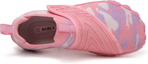 KUBUA Water Shoes - Quick Dry Aqua Shoes for Kids | Lightweight Beach & Pool Footwear