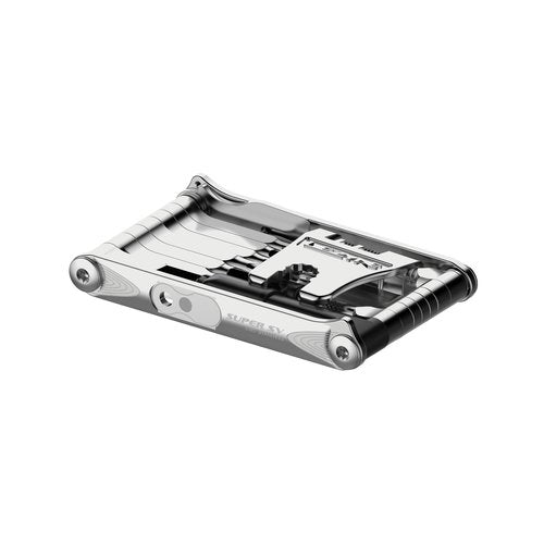 LEZYNE Super SV23 Bicycle Multi-Tool, Anti-Corrosion Stainless Steel Bit, Tubeless Tire Plug Kit, Chain Breaker, HEX 2/2.5/3/4/5/6/8MM, T10/T25/T30, Bike Tool