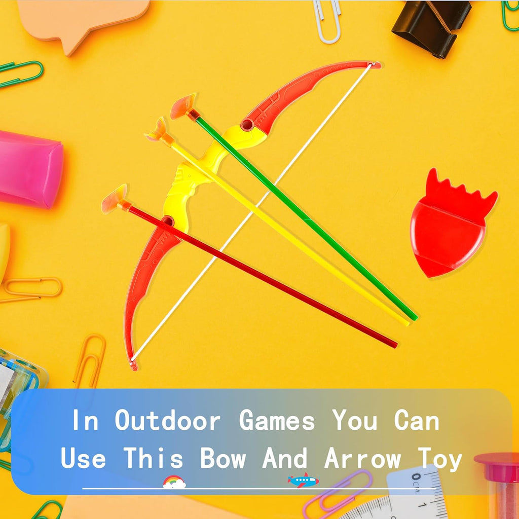 Skiennix Mini Bow and Arrow Set - Colorful Archery Shooter Toy for Kids | Indoor & Outdoor Fun