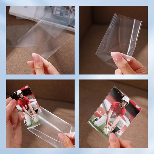 Empsun 600 Count Clear Penny Sleeves - Soft Protectors for Standard Trading Cards, Sports Cards & TCGs