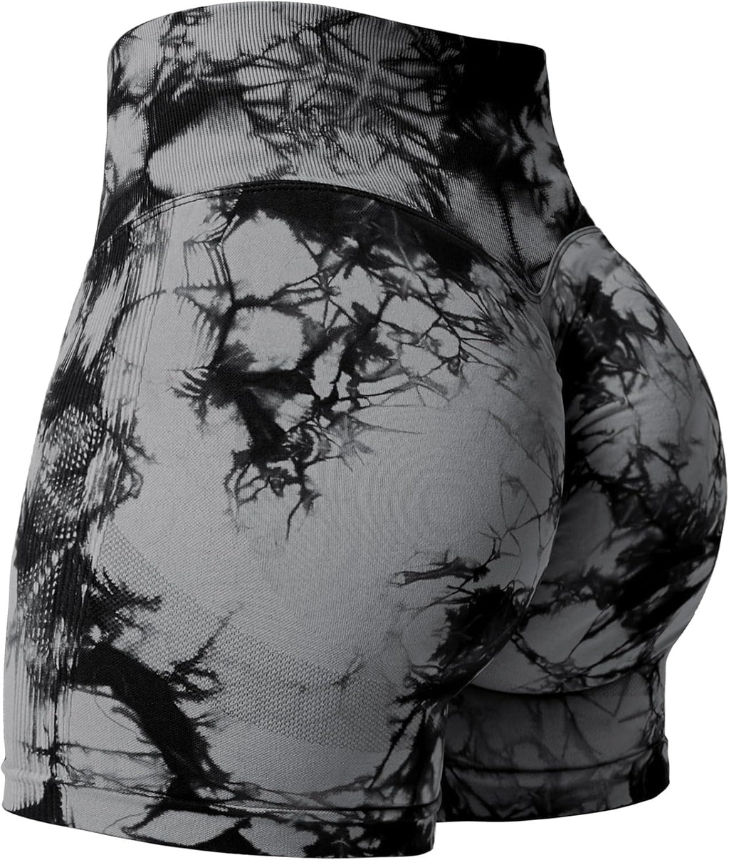 YEOREO Women's Workout Shorts - High Waisted Seamless Scrunch Design | 3.6" Gym & Yoga Biker Shorts
