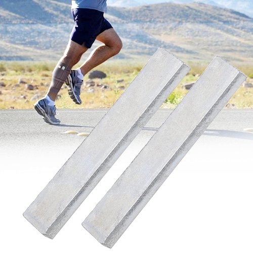 Stainless Steel Bars 2Pcs, 3.8 * 0.7'' Steel Rectangular Weights for Weighted Vest Weight-Bearing Training Toysandgames Strength Training