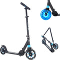 AERO MOBILITY Kick Scooter for Kids & Adults - Light Up Wheels, Hand Brake, Shock Absorption | Foldable & Adjustable Height