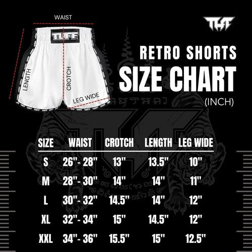 Brown Muay Thai Shorts MSC101 Yant Narai by TUFF Sport