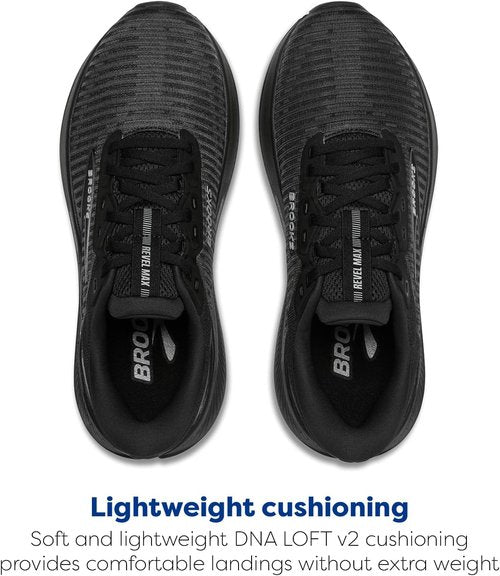 Brooks Men's Revel Max Running Shoes - Lightweight Comfort for Neutral Support | Size Options Available