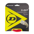 Dunlop Sports S-Gut 16G Tennis String, Red, 1 Set
