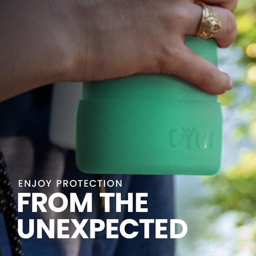 DYLN Water Silicone Large Bottom Guard for 25 oz DYLN Alkaline Water Bottles, Doubles as Dog Bowl, Flexible Silicone Water Bottle Boot, Versatile Water Bottle Bottom Protector, Mint