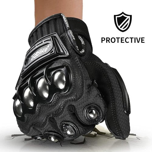 ILM Motorcycle Racing Gloves - Alloy Steel Touchscreen Design for Enhanced Grip | Durable & Stylish
