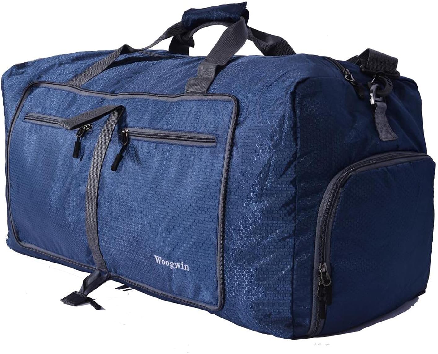 Woogwin Travel Duffel Bag - Large Waterproof & Foldable Overnight Bag for Gym, Beach, & Sports