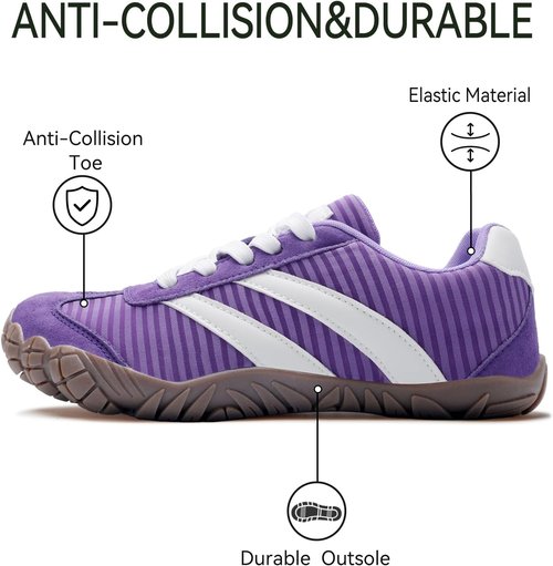 Barefoot Shoes | Women’s Casual Sneakers with Wide Toe Box - Lightweight, Breathable & Comfortable for Hiking and Walking