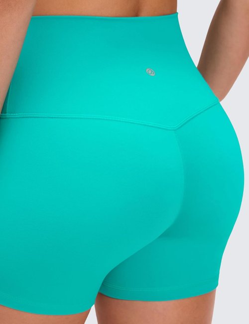 CRZ YOGA Biker Shorts - Butterluxe High Waisted 4'' Spandex for Women | Perfect for Yoga & Workouts