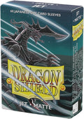 Dragon Shield | Matte Card Sleeves - 60 Count Smooth & Durable TCG Protection | Jet Color