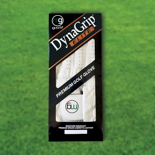 MG DynaGrip Elite Men's Golf Glove - Premium Cabretta Leather, Lightweight Comfort & Grip - Regular Sizes