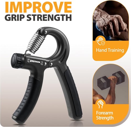 NIYIKOW Grip Strength Trainer - Adjustable Resistance 22-132Lbs | Forearm Strengthener for Musicians & Athletes
