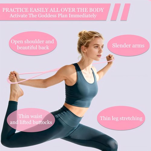 Figure 8 Fitness Resistance Band - Versatile Elastic Bands for Leg, Glute & Arm Training | Home Gym Equipment