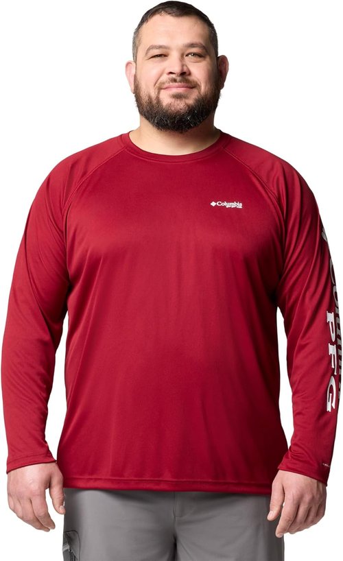 Columbia Men's PFG Terminal Tackle Long Sleeve Fishing Shirt - Quick-Dry Fabric | UPF 50 Protection
