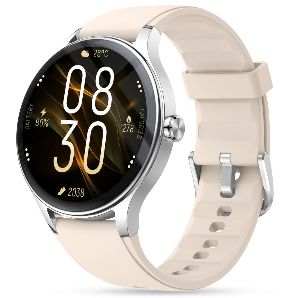 Smart Watch for Women, Ladies & Men, 1.27'' Fitness Watch [41mm case] with Call Receive/Dial, Heart Rate/Stress/Sleep Monitor, AI Voice, IP68 Waterproof Smartwatch with Calendar, Calculator, Games