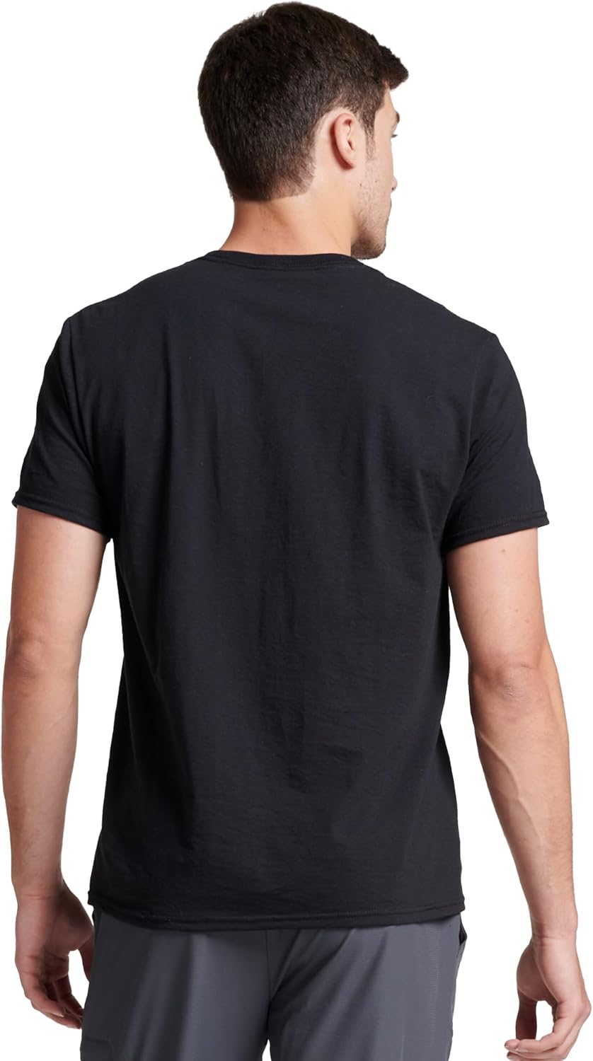 Russell Athletic Men's Dri-Power Short Sleeve Tee - Moisture Wicking & Odor Protection | UPF 30+, Sizes S-4X
